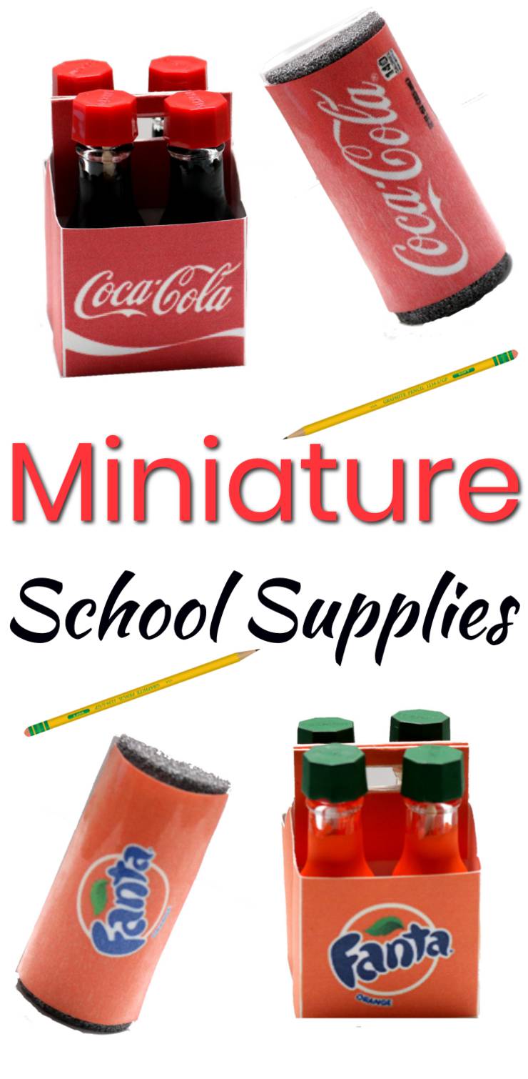 DIY Miniature School Supplies