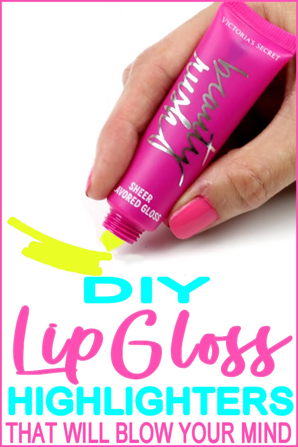 DIY Lip Gloss Highlighter Marker_Makeup School Supplies_DIY Crafts