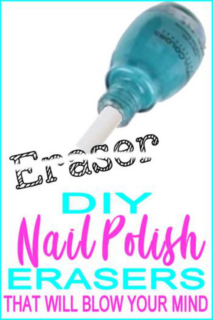 Diy Nail Polish Bottle Erasers