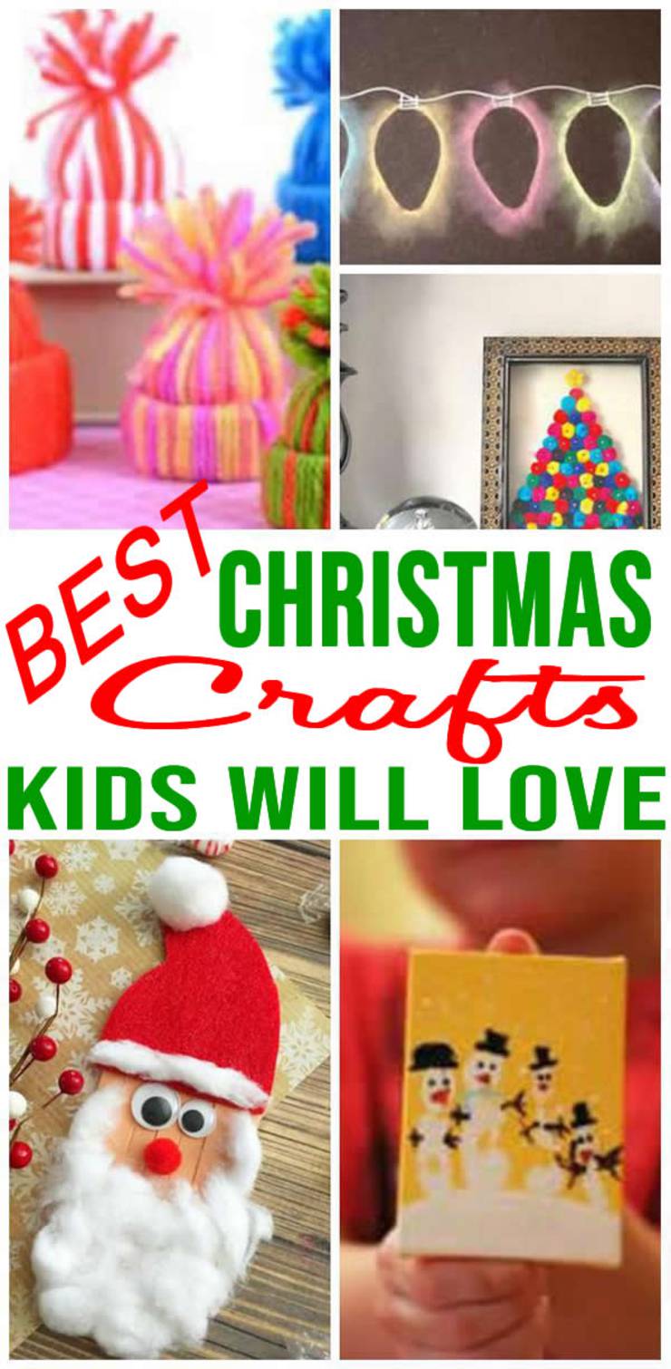 BEST Christmas Crafts For Kids! Easy To Make DIY Christmas Craft Projects - Simple Homemade Ideas - Toddlers - Preschool - Children