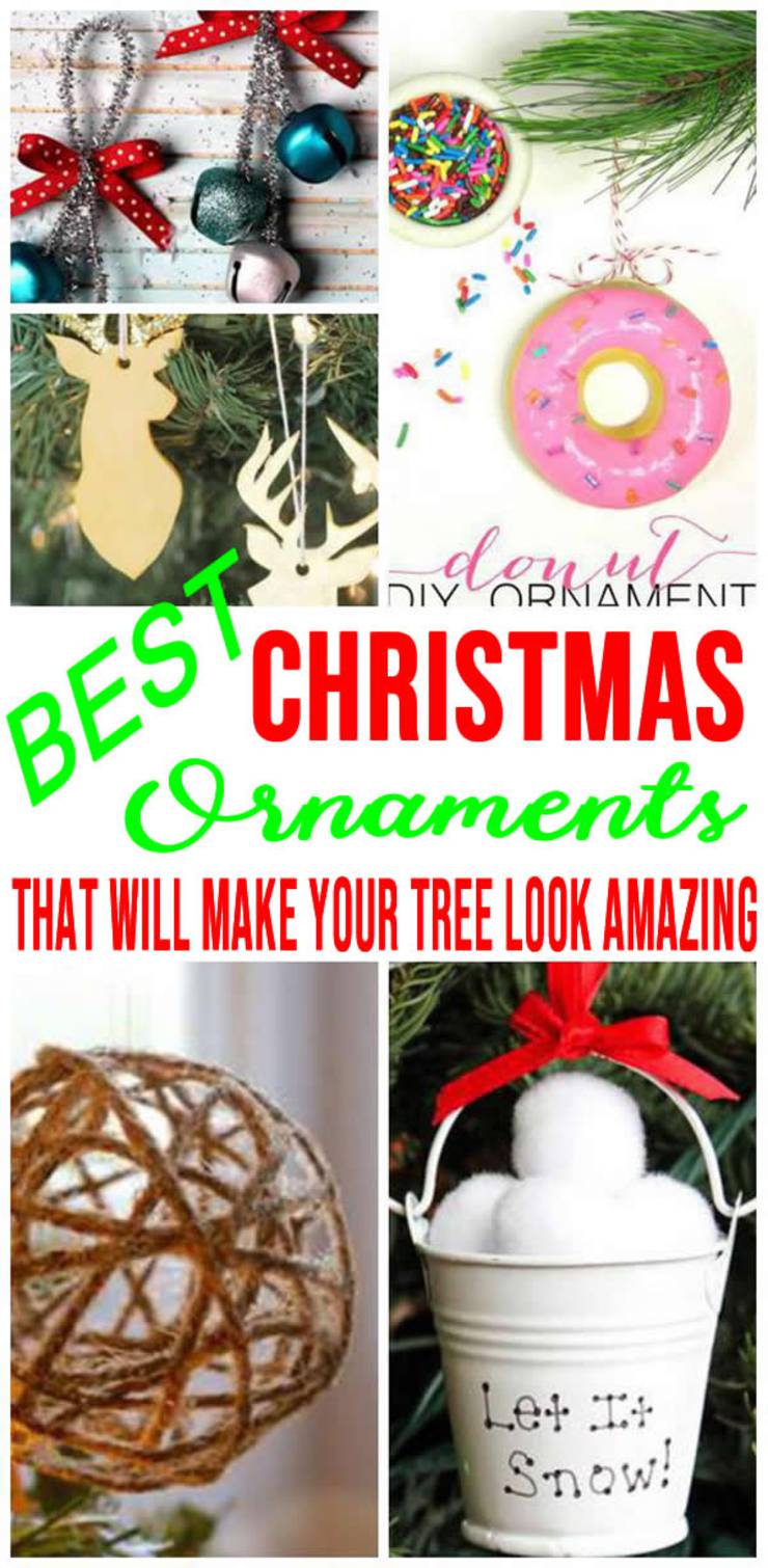 DIY Christmas Ornaments! EASY Christmas Ornament Ideas - For Kids - Adults - BEST Xmas Ornaments For Tree - For Gifts - Unique - Cheap