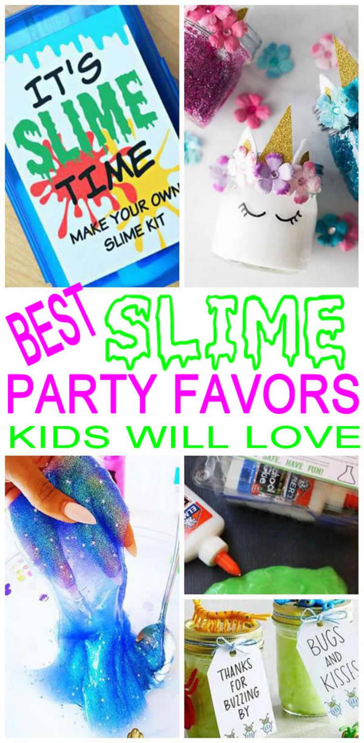 Slime Party Favor Ideas Kids Will Love