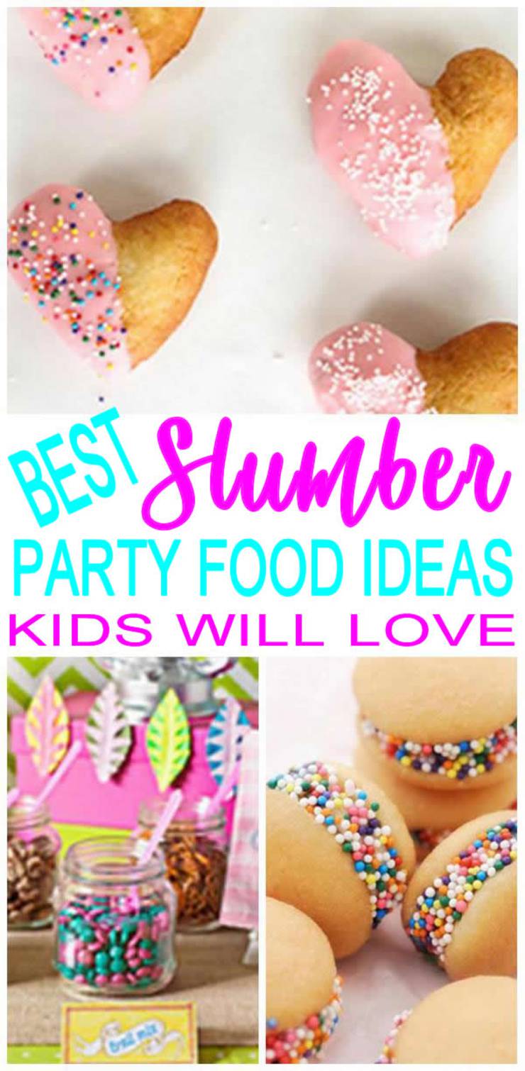 Slumber Party Food Ideas _ Sleepover Birthday Theme