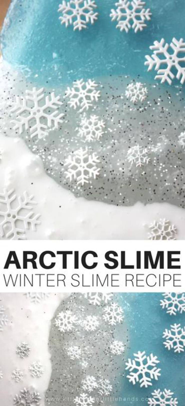 Arctic Slime - Christmas Slime! How To Make DIY Christmas Slime - Easy Homemade Recipes