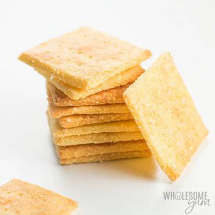 3 Ingredient Keto Crackers _ Low Carb Crackers