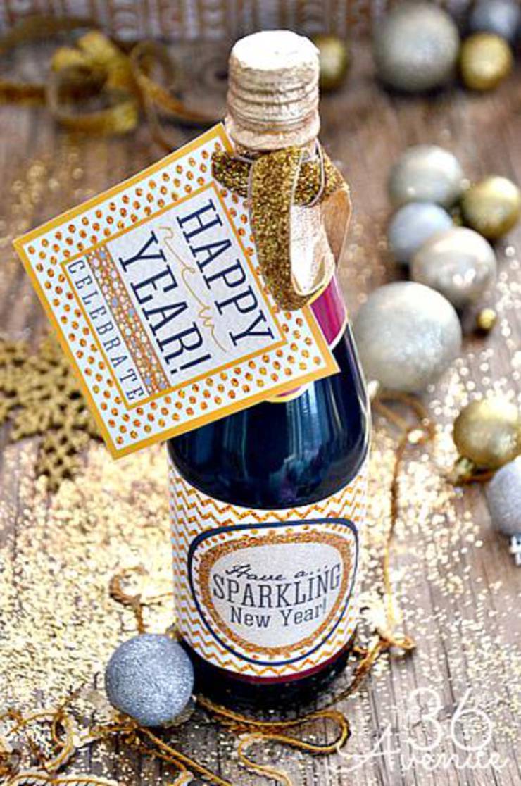 Champagne Party Favor