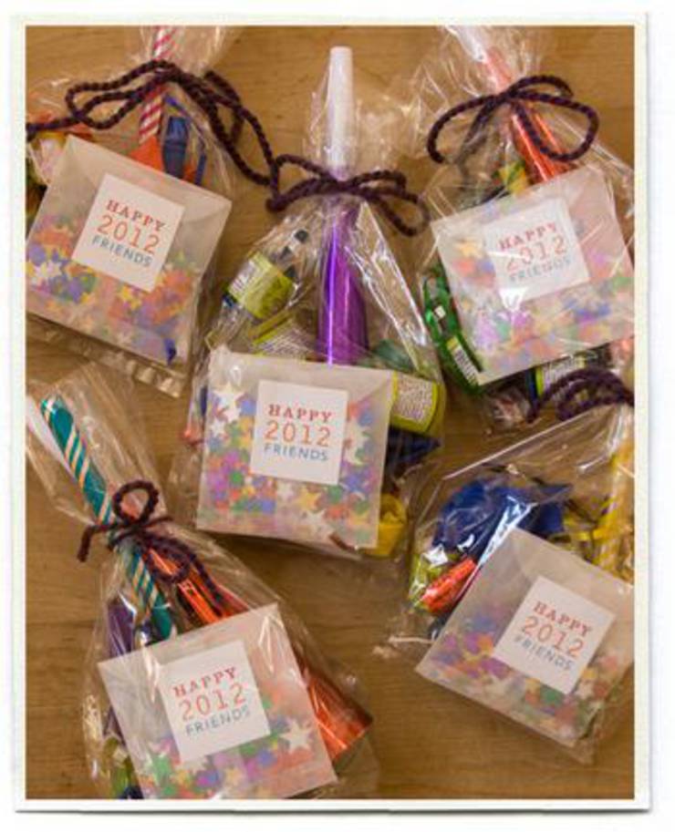 Last Minute New Years Eve Party Favor Bag