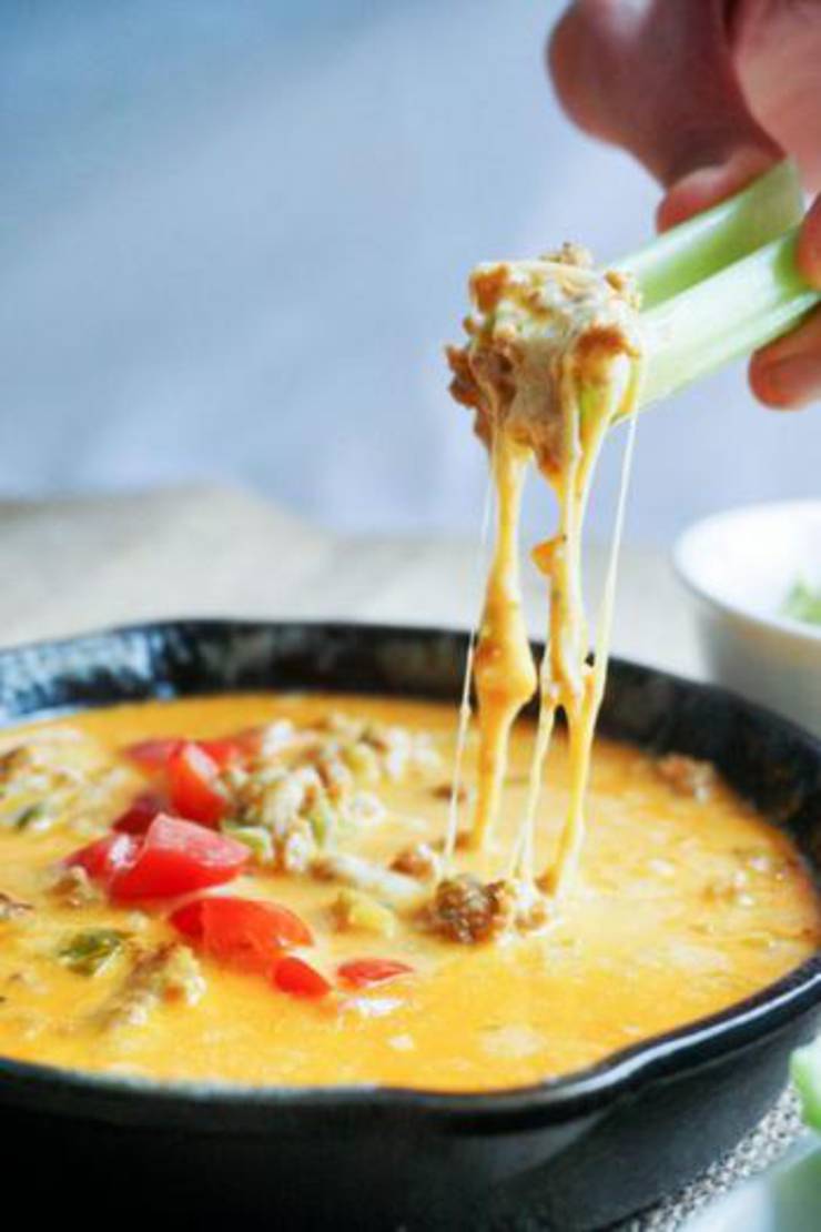 Low Carb Easy Queso Dip