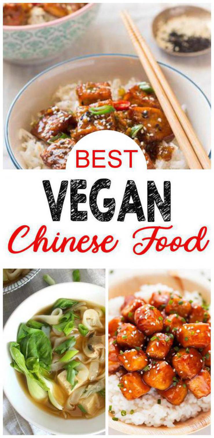 9 Vegan Chinese Food - BEST Vegan Chinese Food Recipes – Easy – Healthy – Vegan Ideas – Dinner - Lunch - Parties