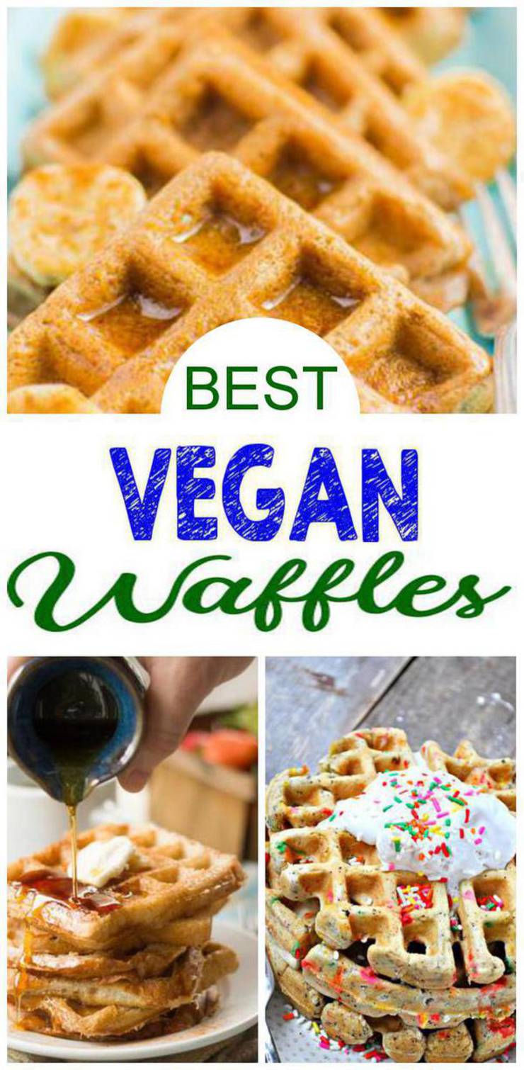9 Vegan Waffles – BEST Vegan Waffle Recipes – Easy – Healthy – Vegan Ideas – Breakfast – Treat – Dinner