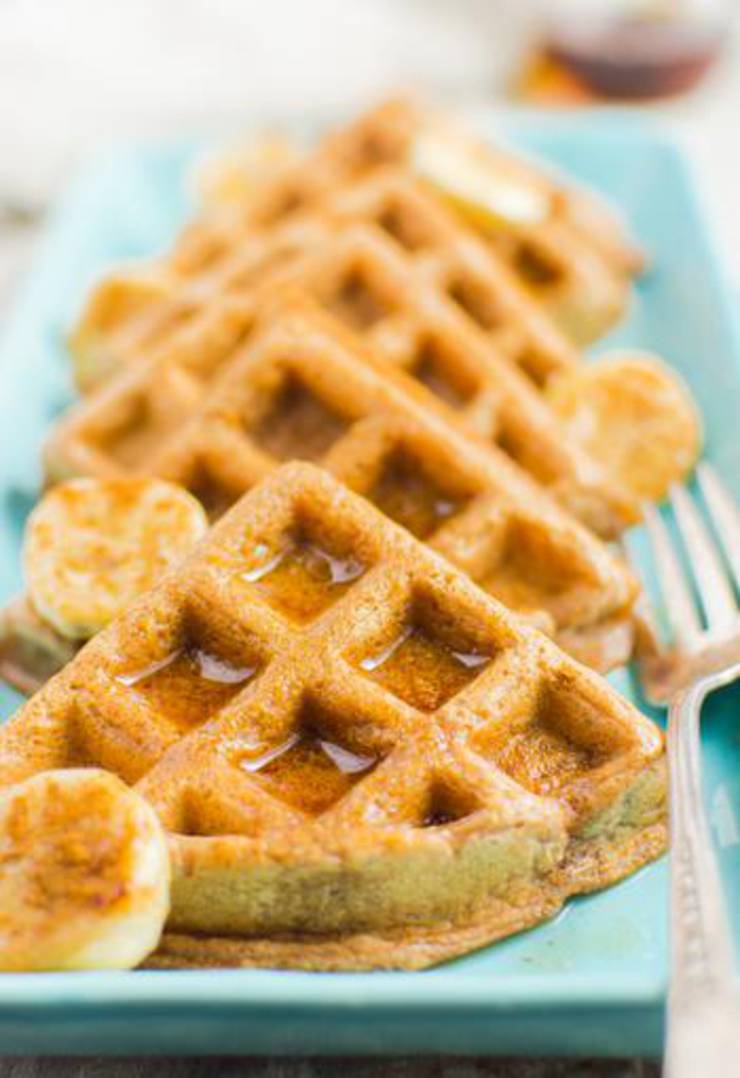 Cinnamon Vegan Waffles