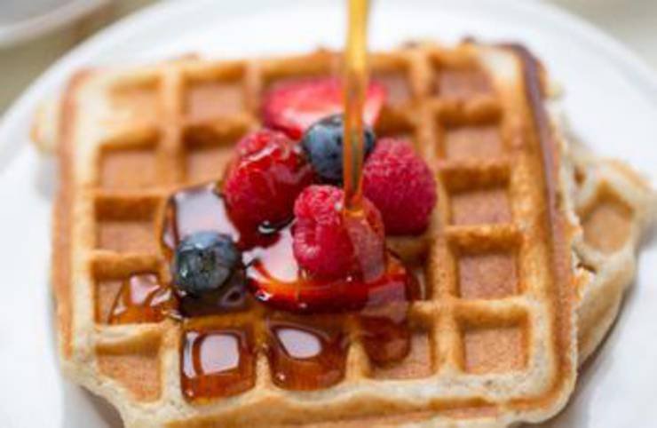 Light And Crispy Vegan Waffles