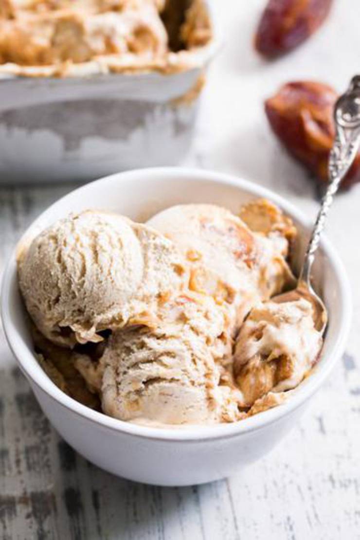 Paleo And Vegan Salted Caramel Ice Cream