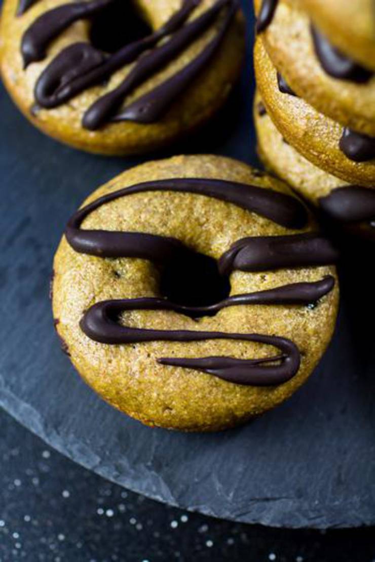 Vegan Baked Chocolate Chip Donuts