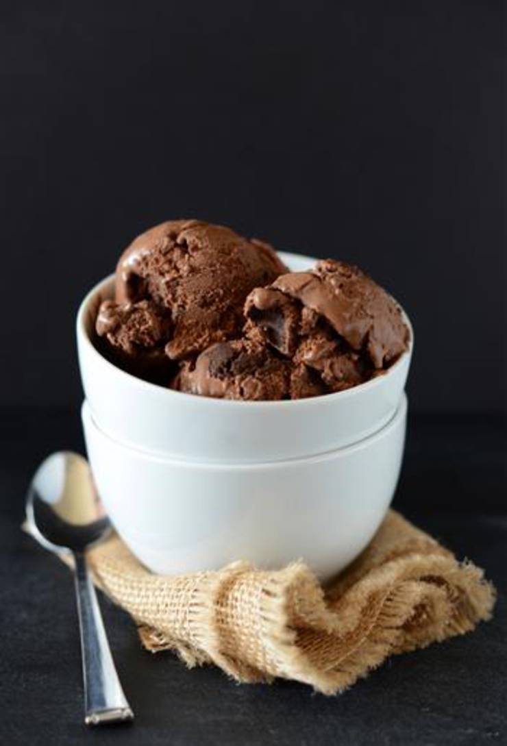 Vegan Brownie Chocolate Ice Cream