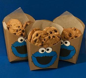 Cookie Monster Party Favor Boxes