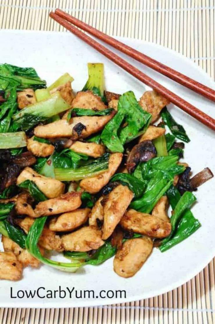 Low Carb Chicken Bok Choy