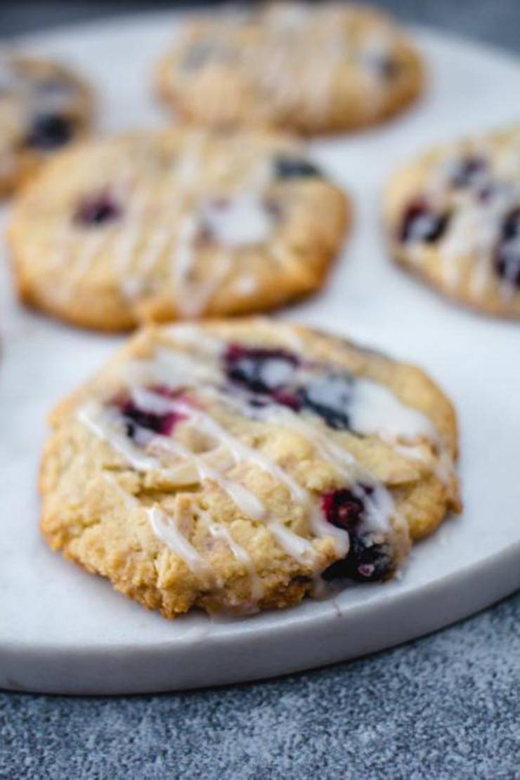 Best Keto Cookies Low Carb Keto Blueberry Streusel Cookies Cookie Idea Quick Easy Ketogenic Diet Recipe Completely Keto Friendly