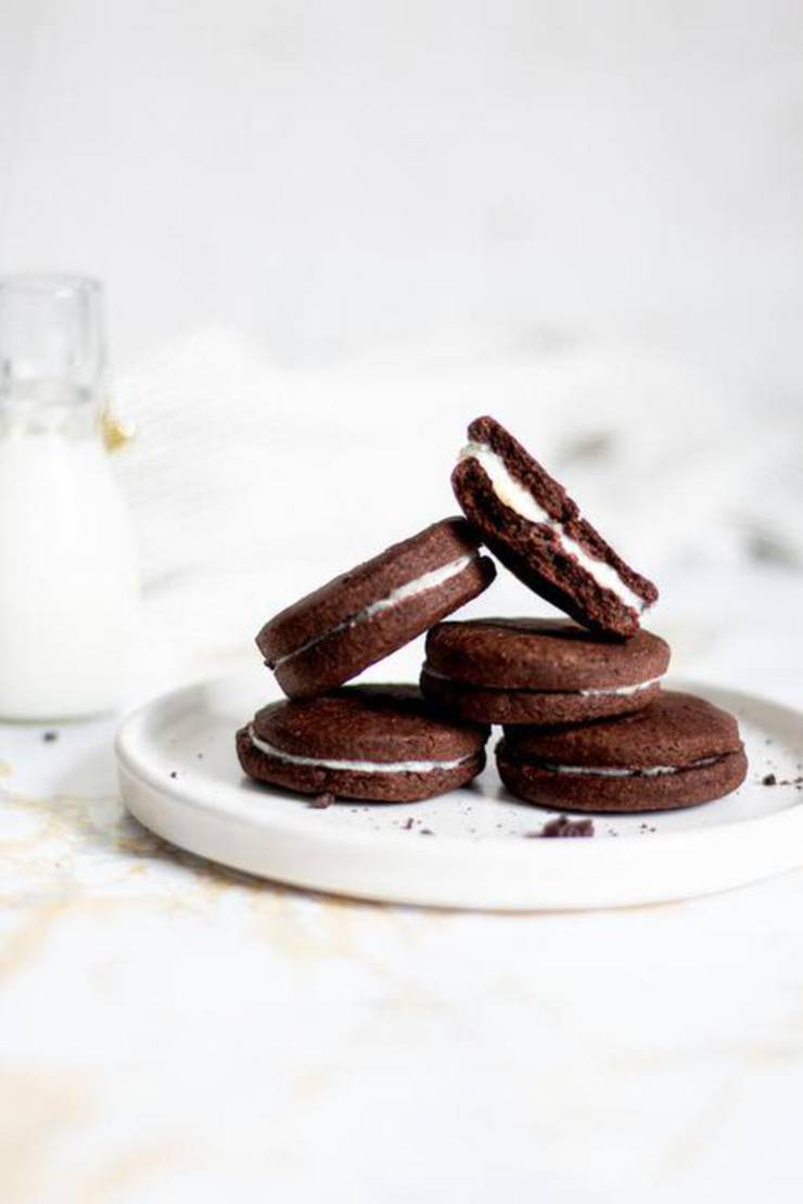 Best Keto Oreo Cookies Low Carb Keto Cookie Idea Quick Easy Ketogenic Diet Recipe Completely Keto Friendly Gluten Free Sugar Free