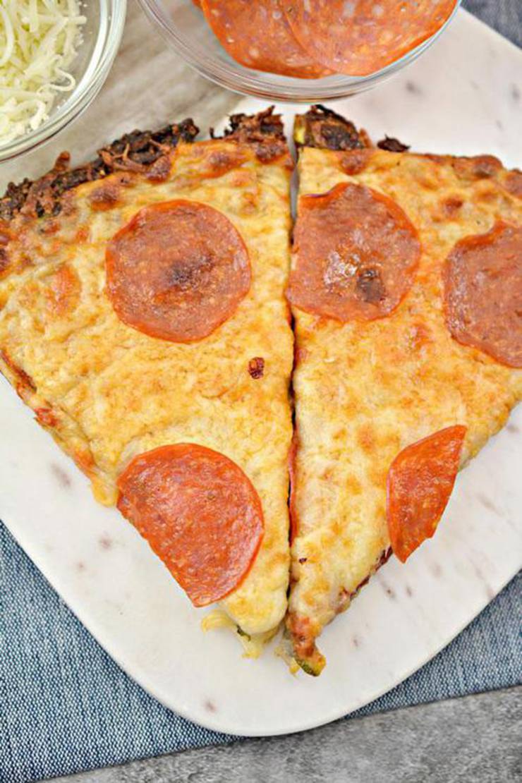 Best Keto Pizza Low Carb Keto Zucchini Crust Pizza Idea Quick Easy Ketogenic Diet Recipe Completely Keto Friendly