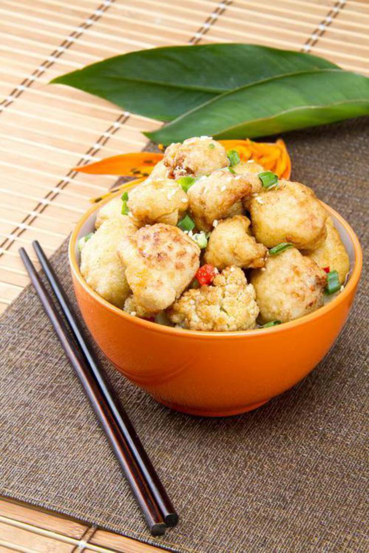 Easy Keto Cauliflower General Tso Low Carb General Tso Idea Quick Healthy Best Chinese Food Recipe Ketogenic Diet