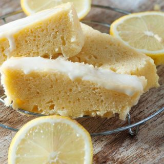 Keto Lemon Bread | Super Yummy Low Carb Copycat Starbucks Lemon Loaf Recipe | Glaze Pound Cake For Ketogenic Diet