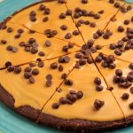 Keto Brownie Pizza – BEST Low Carb Peanut Butter Chocolate Recipe – Treat – Desserts – Snack For Ketogenic Diet – Gluten Free – Sugar Free