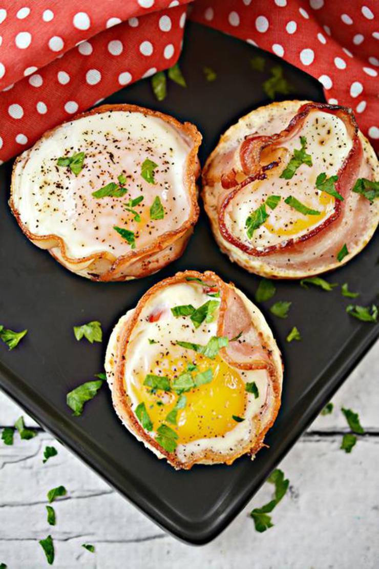 Keto Bacon And Egg Cups