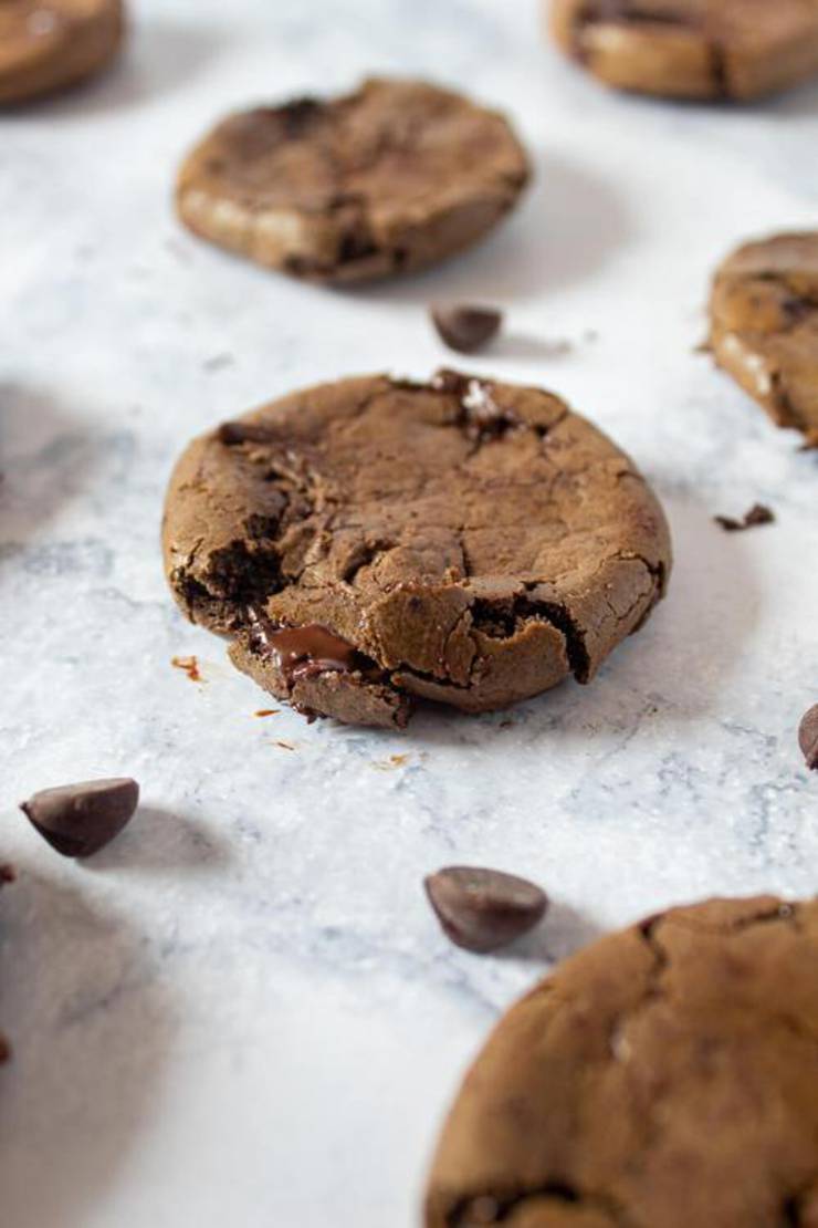 Ultimate Keto Double Chocolate Chip Cookies