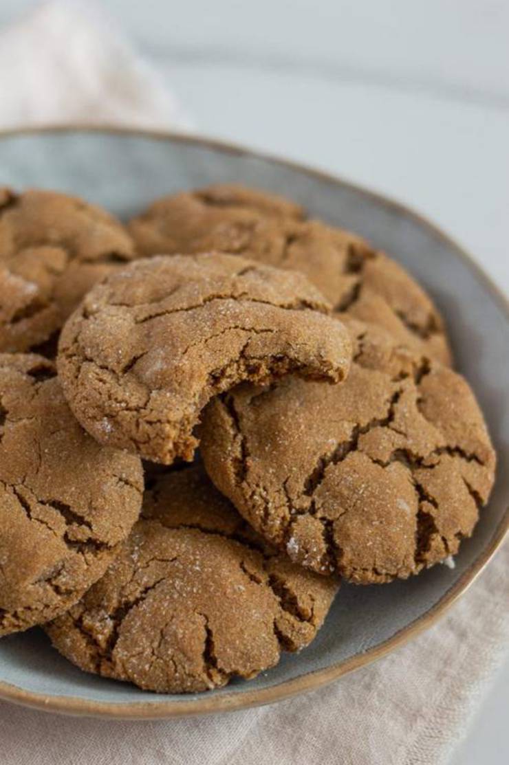 Gluten-Free Soft And Chewy Molasses Cookies