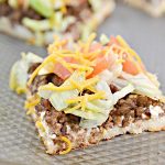 Weight Watchers Taco Pizza – BEST WW Sheet Pan Pizza Recipe – Dinner – Lunch – Treat – Appetizers - Snack with Smart Points