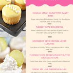 Easy Keto Desserts - BEST Low Carb Keto Dessert Recipes - 5 Keto Dessert Ideas - Sweet Tooth Weekly Menu For Ketogenic Diet