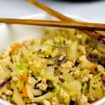EASY Keto Egg Roll In Bowls! Low Carb Egg Roll In A Bowl Recipe – Quick – Healthy – Instant Pot Idea - BEST Ketogenic Diet Dinner – Lunch