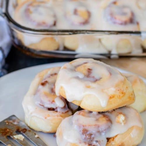 Cinnamon Rolls – BEST Cake Mix Cinnamon Rolls Recipe – Homemade Easy and Simple Doctored Cake Mix – Breakfast - Snacks – Desserts