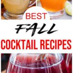 10 Fall Cocktails {Easy} Alcohol Drink Recipes - Best Alcoholic Fall Drinks