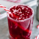 Alcoholic Drinks – BEST Candy Cane Christmas Margarita Recipe – Easy and Simple On The Rocks Alcohol Drinks