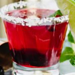Alcoholic Drinks – BEST Black Cherry Lime Margarita Recipe – Easy and Simple On The Rocks Alcohol Drinks
