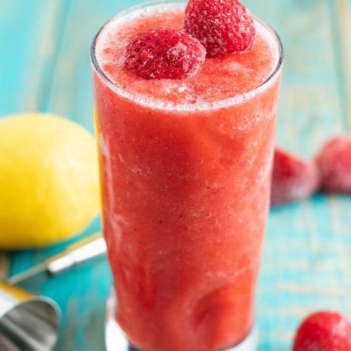Alcoholic Drinks – BEST Spiked Strawberry Lemonade Icee Cocktail Recipe – Easy and Simple Tequila Alcohol Drinks