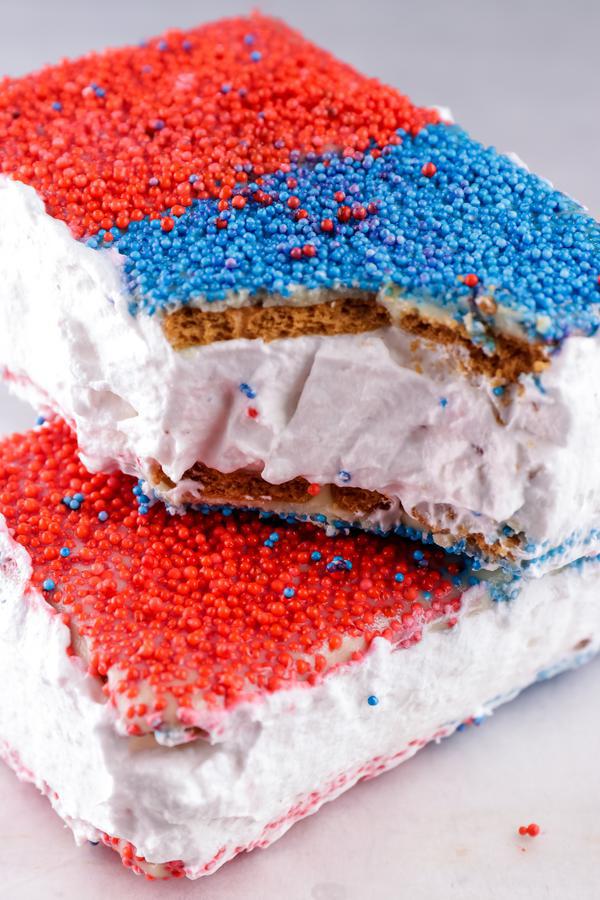 Red White And Blue Ice Cream Sandwich