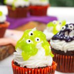 BEST Slime Monster Brownie Cupcakes! EASY Chocolate Brownie Cupcake Recipe – Simple Desserts – Kids Parties - Halloween