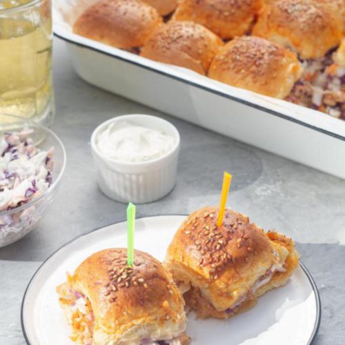 Easy Buffalo Chicken Sliders – Best Homemade Slider Recipe – Appetizers – Dinner – Party Food – Quick – Simple