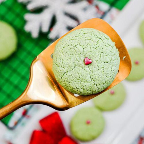 Easy Grinch Sugar Cookies – Homemade Grinch Cookie Idea – Desserts – Quick – Party Food Recipe