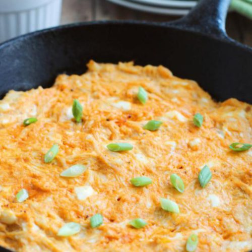 Keto Skillet Buffalo Chicken Dip! BEST Low Carb Dip Idea – Appetizers – Snacks – Side Dishes