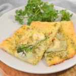 Keto Low Carb Pesto Chicken Flatbread – Appetizers – Side Dish – Lunch – Dinner – Gluten Free