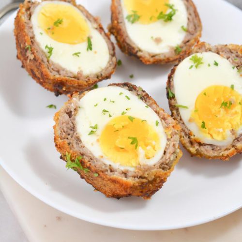 EASY Keto Air Fryer Scotch Eggs – Low Carb Idea – Quick – Healthy – BEST Recipe