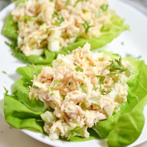 EASY Keto Copycat Chick Fil A Chicken Salad – Low Carb Idea – Gluten Free - Quick – Healthy – BEST Recipe