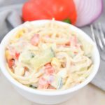 EASY Keto Macaroni Salad – Low Carb Pasta Idea – Gluten Free - Quick – Healthy – BEST Recipe