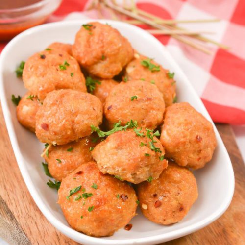 EASY Keto Low Carb Firecracker Chicken Meatballs Idea – Gluten Free - Quick – Healthy – BEST Recipe