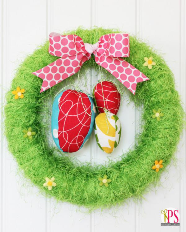 Easter Egg Hunt Wreath - Positively Splendid