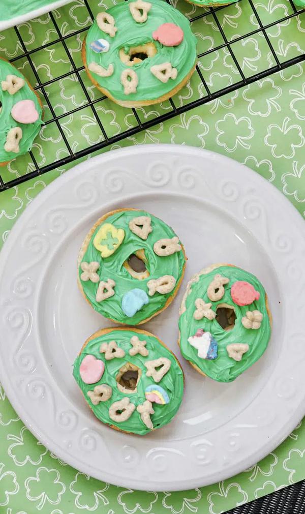 Easy Air Fryer Lucky Charms Donuts